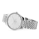 Gucci G Timeless Quartz Silver Dial Silver Steel Strap Watch For Women - YA1264153 Authentic Buy Shop Now