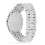 Gucci 25H Quartz Gold Dial Silver Steel Strap Watch for Women - YA163403 Authentic Buy Shop Now