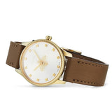 Gucci G Timeless Quartz Silver Dial Brown Leather Strap Watch For Women - YA1265022 Authentic Buy Shop Now