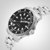 Gucci Dive Automatic Black Dial Silver Steel Strap Watch for Men - YA136353 Authentic Buy Shop Now