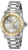 Gucci Dive Automatic 18K Gold Silver Dial Silver Steel Strap Watch for Men - YA136357 Authentic Buy Shop Now