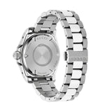 Gucci Dive Automatic 18K Gold Silver Dial Silver Steel Strap Watch for Men - YA136357 Authentic Buy Shop Now