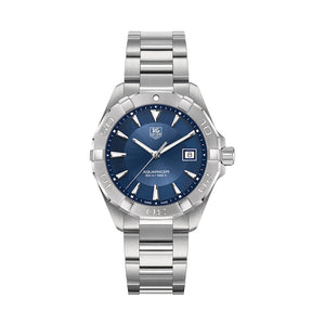 Tag Heuer Aquaracer Quartz Blue Dial Silver Steel Strap Watch for Men - WAY1112.BA0928 Authentic Buy Shop Now