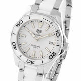 Tag Heuer Aquaracer Quartz White Dial Two Tone Steel Strap Watch Women - WAY131B.BA0914 Authentic Buy Shop Now