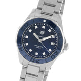 Tag Heuer Aquaracer Diamonds Blue Dial Silver Steel Strap Watch for Women - WAY131L.BA0748 Authentic Buy Shop Now