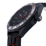 Tag Heuer Formula 1 Senna Special Edition Black Dial Two Tone Rubber Strap Watch for Men - WAZ1014.FT8027 Authentic Buy Shop Now