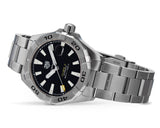 Tag Heuer Aquaracer Automatic Caliber 5 Black Dial Silver Steel Strap Watch for Men - WBD2110.BA0928 Authentic Buy Shop Now