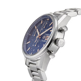 Tag Heuer Carrera Automatic Chronograph Blue Dial Silver Steel Strap Watch for Men - CBK2115.BA0715 Authentic Buy Shop Now