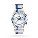 Tag Heuer Carrera Porsche RS 2.7 Automatic Chronograph White Dial White Nylon Strap Watch for Men - CBN2016.EB0275 Authentic Buy Shop Now
