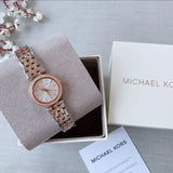 Michael Kors Darci Silver Dial Two Tone Steel Strap Watch for Women - MK3298 Authentic Buy Shop Now