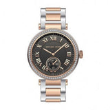 Michael Kors Skylar Black Dial Two Tone Steel Strap Watch for Women - MK5957 Authentic Buy Shop Now