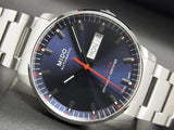 Mido Commander II Automatic Chronometer Blue Dial Silver Steel Strap Watch For Men - M021.431.11.041.00 Authentic Buy Shop Now