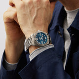Breitling Aerospace Evo Blue Dial Silver Steel Strap Watch for Men - E79363101C1E1 Authentic Buy Shop Now