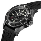 Breitling Superocean Automatic 46mm Black Dial Black Rubber Strap Watch for Men - M17368B71B1S1 Authentic Buy Shop Now