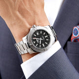 Breitling Avenger Automatic 43mm Black Dial Silver Steel Strap Watch for Men - A17318101B1A1 Authentic Buy Shop Now