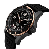Breitling Superocean Automatic 46mm Black Dial Black Rubber Strap Watch for Men - U17368221B1S1 Authentic Buy Shop Now