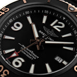 Breitling Superocean Automatic 46mm Black Dial Black Rubber Strap Watch for Men - U17368221B1S1 Authentic Buy Shop Now