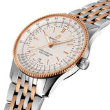 Breitling Navitimer Automatic 41 White Dial Two Tone Steel Strap Watch for Men - U17326211G1U1 Authentic Buy Shop Now