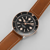 Breitling Superocean Heritage '57 Black Dial Brown Leather Strap Watch for Men - U10370121B1X1 Authentic Buy Shop Now