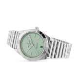 Breitling Chronomat Automatic 36 Green Dial Silver Steel Strap Watch for Women - A10380101L1A1 Authentic Buy Shop Now