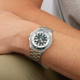 Breitling Superocean Automatic 44mm Navy Green Dial Green Rubber Strap Watch for Men - A17376A31L1A1 Authentic Buy Shop Now