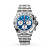 Breitling Chronomat B01 42 Six Nations Italy Blue Dial Silver Steel Strap Watch for Men - AB0134A41C1A1 Authentic Buy Shop Now