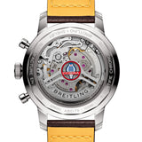 Breitling Top Time B01 Shelby Cobra Blue Dial Brown Leather Strap Watch for Men - AB01763A1C1X1 Authentic Buy Shop Now