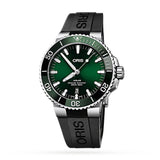 Oris Aquis Date Green Dial Black Rubber Strap Watch for Men - 0173377304157-0742464EB Authentic Buy Shop Now