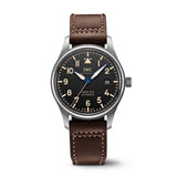 IWC Pilot's Watch Mark XVIII 40mm Black Dial Brown Leather Strap Watch for Men - IW327006 Authentic Buy Shop Now