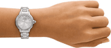 Emporio Armani Mia Three Crystals Silver Dial Silver Steel Strap Watch For Women - AR11632 Authentic Buy Shop Now