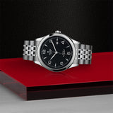 Tudor 1926 Automatic Black Dial Silver Steel Strap Watch for Men - M91650-0002 Authentic Buy Shop Now