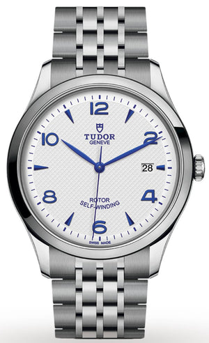 Tudor 1926 Automatic White Dial Silver Steel Strap Watch for Men - M91650-0005 Authentic Buy Shop Now