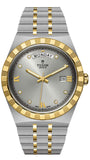 Tudor Royal Diamonds Automatic Grey Dial Two Tone Steel Strap Watch for Men - M28603-0002 Authentic Buy Shop Now