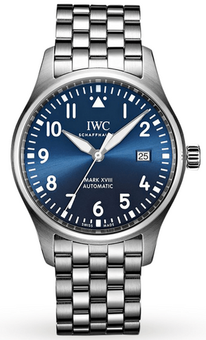 IWC Le Petit Prince XVIII Edition Blue Dial Silver Steel Strap Watch for Men - IW327014 Authentic Buy Shop Now