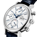 IWC Portofino Chronograph White Dial Black Leather Strap Watch for Men - IW391024 Authentic Buy Shop Now