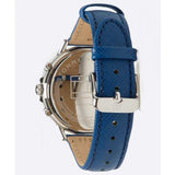 Tommy Hilfiger Carly Silver Dial Blue Leather Strap Watch for Women - 1781791 Authentic Buy Shop Now