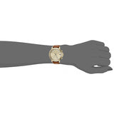 Tommy Hilfiger Claudia Rose Gold Dial Brown Leather Strap Watch for Women - 1781818 Authentic Buy Shop Now