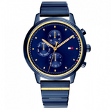 Tommy Hilfiger Blake Blue Dial Blue Steel Strap Watch for Women - 1781893 Authentic Buy Shop Now