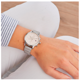 Tommy Hilfiger Blake Pink Dial Silver Steel Strap Watch for Women - 1781904 Authentic Buy Shop Now