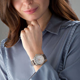 Tommy Hilfiger Ari Diamonds White Dial Grey Leather Strap Watch for Women - 1781980 Authentic Buy Shop Now