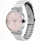 Tommy Hilfiger Brooke Pink Dial Silver Steel Strap Watch for Women - 1782020 Authentic Buy Shop Now