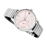 Tommy Hilfiger Brooke Pink Dial Silver Steel Strap Watch for Women - 1782020 Authentic Buy Shop Now