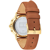 Tommy Hilfiger Jenna Quartz White Dial Brown Leather Strap Watch for Women - 1782073 Authentic Buy Shop Now