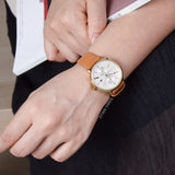 Tommy Hilfiger Jenna Quartz White Dial Brown Leather Strap Watch for Women - 1782073 Authentic Buy Shop Now