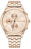 Tommy Hilfiger Whitney Chronograph Quartz Rose Gold Dial Rose Gold Steel Strap Watch For Women - 1782120 Authentic Buy Shop Now