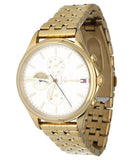 Tommy Hilfiger Whitney Chronograph Quartz Mother of Pearl White Dial Gold Steel Strap Watch For Women - 1782121 Authentic Buy Shop Now