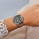 Tommy Hilfiger Haven Chronograph Quartz Grey Dial Grey Steel Strap Watch For Women - 1782196 Authentic Buy Shop Now