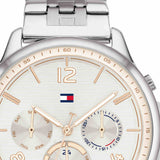 Tommy Hilfiger Harper Chronograph White Dial Silver Steel Strap Watch For Women - 1782222 Authentic Buy Shop Now