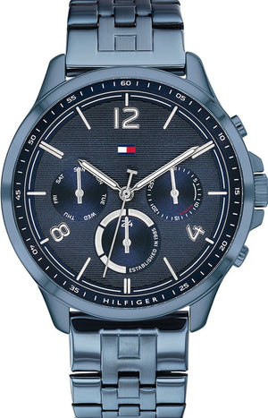 Tommy Hilfiger Harper Quartz Blue Dial Blue Steel Strap Watch For Women - 1782227 Authentic Buy Shop Now