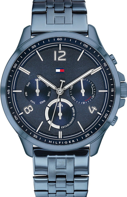 Tommy Hilfiger Harper Quartz Blue Dial Blue Steel Strap Watch For Women - 1782227 Authentic Buy Shop Now